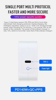 140 Watt EU 2-Pin USB-C Wandladegerät für Laptop Tablet MacBook