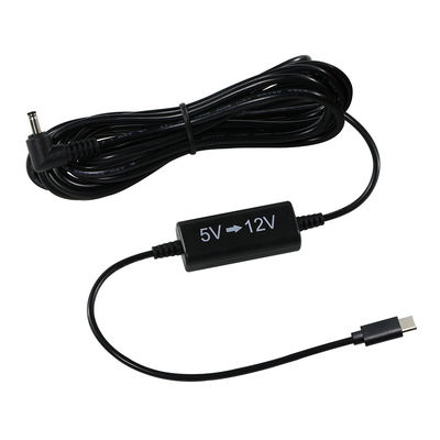 USB-C bis 12V-Step-Up-Kabel mit Gleichstromstecker -5V bis 12V Stromwandlerkabel für Router, LED, Kamera, Ventilator