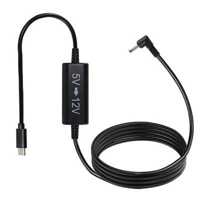 USB-C bis 12V-Step-Up-Kabel mit Gleichstromstecker -5V bis 12V Stromwandlerkabel für Router, LED, Kamera, Ventilator