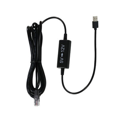 USB-zu-RJ45-Ethernet-Power-Injector-Kabel – 5V-auf-12V-Step-Up-Wandler für IP-Kamera, Router, Mini-POE-Gerät