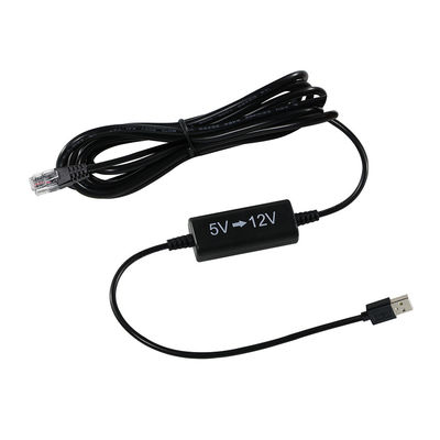 USB-zu-RJ45-Ethernet-Power-Injector-Kabel – 5V-auf-12V-Step-Up-Wandler für IP-Kamera, Router, Mini-POE-Gerät