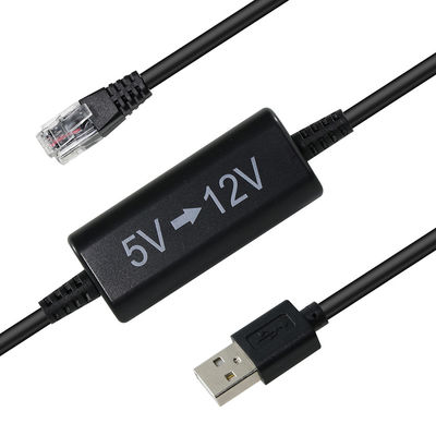USB-zu-RJ45-Ethernet-Power-Injector-Kabel – 5V-auf-12V-Step-Up-Wandler für IP-Kamera, Router, Mini-POE-Gerät