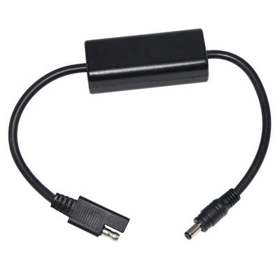 SAE zu DC 5,5x2,1 mm Step-Up-Stromkabel -5V zu 12V Umrichter Adapter für Solarzentrale, Batteriepack, LED, Router