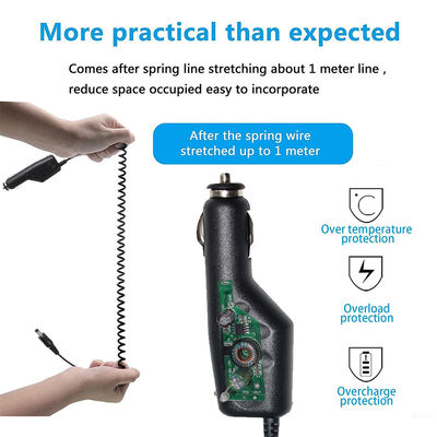 12V Zigarettenschalter für Autos mit 5,5x2,1 mm DC-Barrel Plug Adapter