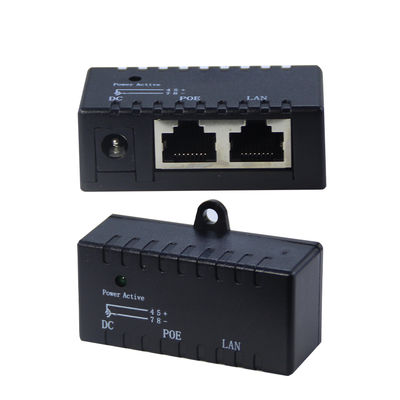 Aktiver PoE-Injektor - 48V Power over Ethernet Adapter, IEEE 802.3af/at-kompatibel für IP-Kamera, Wireless AP, VoIP-Telefone