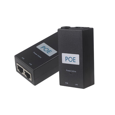 Desktop Aktiver PoE Injektor -48V Power Over Ethernet Adapter IEEE 802.3af/at für IP-Kameras, Wireless AP, VoIP-Telefone