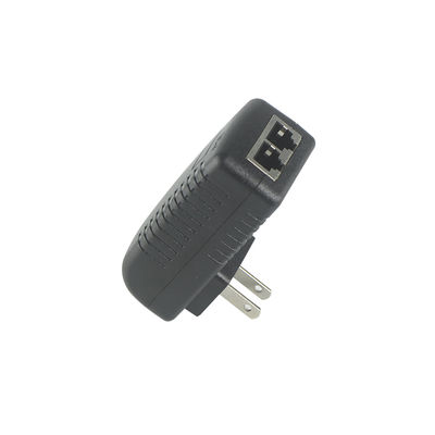US Plug PoE Injektor Adapter - 48V Active Power Over Ethernet Versorgung IEEE 802.3af/at für IP-Kameras, drahtlose AP, VoIP-Telefone