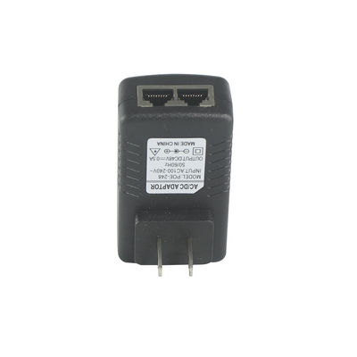 US Plug PoE Injektor Adapter - 48V Active Power Over Ethernet Versorgung IEEE 802.3af/at für IP-Kameras, drahtlose AP, VoIP-Telefone