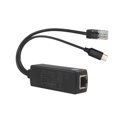 USB-C PoE Splitter 48V zu 5V/9V/12V Umrichter für Tablets und Telefone