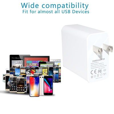 US Plug 2-Port Wandladegerät   45W Schnellladeadapter mit USB-C- und USB-A-Ausgang für Telefon, Tablet, Laptop, Heim- und Reisegebrauch