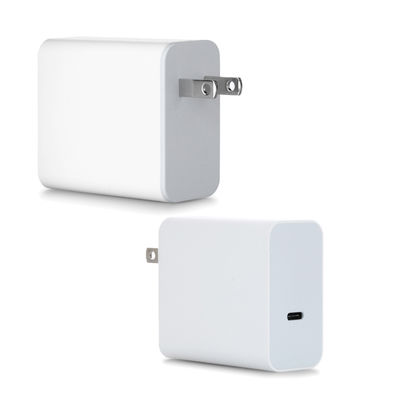 US-Stecker 60W USB-C Wandladegerät – Kompakter 2-Pin Schnellladeadapter für Laptop, Telefon, Tablet, Reise (100–240V Eingang)