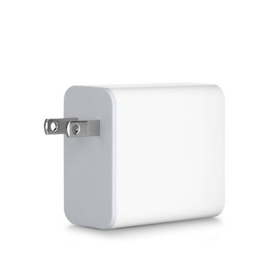US-Stecker 60W USB-C Wandladegerät – Kompakter 2-Pin Schnellladeadapter für Laptop, Telefon, Tablet, Reise (100–240V Eingang)