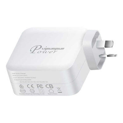 US Plug 100 Watt USB-C Wandladegerät 2 Pins Hochleistungs-Adapter für Laptop, Tablet, Telefon, Typ-C Geräte