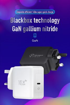 UK Stecker 140W USB-C Wandladegerät – Hochleistungs-2-Pin-Schnellladeadapter für Laptop, Tablet, Typ-C-Geräte (100–240V Eingang)