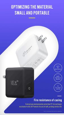 120W Dual USB-C GaN PD Ladegerät mit US 2-Pin Stecker