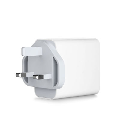 UK 2-Pin 60W USB-C GaN-Ladegerät für Laptops und Telefone