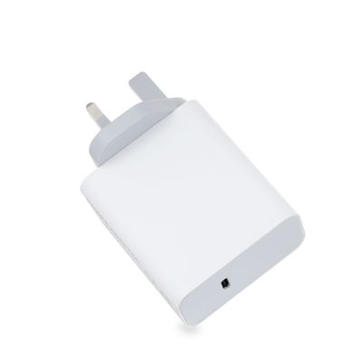 Großbritannien 2-Pin USB-C Wandladegerät, 60 Watt Hochgeschwindigkeits-Ausgangs-Power-Adapter für Laptop/Tablet/Handy