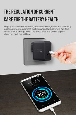 100 Watt GaN USB-C Wandladegerät mit UK/EU 2-Pin Stecker