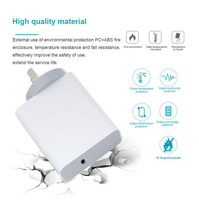 AU 2-Pin USB-C Wandladegerät, 60W Hochgeschwindigkeits-Ausgangs-Power-Adapter für Laptop, Tablet, Mobiltelefon