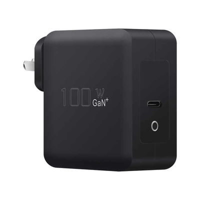 AU 2-Pin USB-C Wandladegerät, 100W Hochgeschwindigkeits-Ausgang Typ-C Netzteil für Laptop, Tablet, Mobilgerät