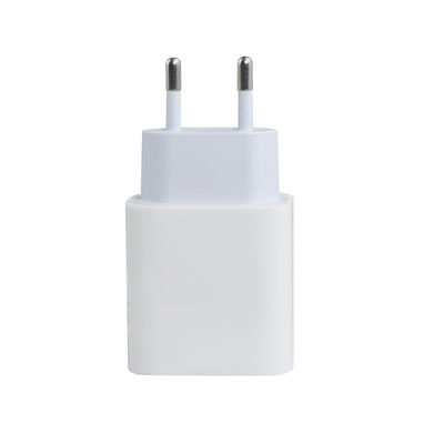 EU 2-Pin 20W Dual USB-C und USB-A Wandladegerät