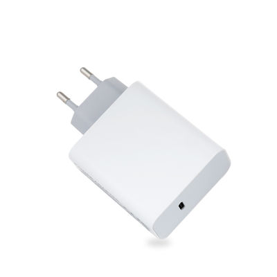 EU 2-Pin USB-C Wandladegerät, 60 Watt schneller Typ-C-Power-Adapter für Laptop, Tablet und Smartphone