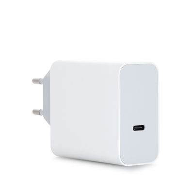 EU 2-Pin USB-C Wandladegerät, 60 Watt schneller Typ-C-Power-Adapter für Laptop, Tablet und Smartphone