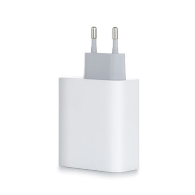 EU 2-Pin USB-C Wandladegerät, 60 Watt schneller Typ-C-Power-Adapter für Laptop, Tablet und Smartphone