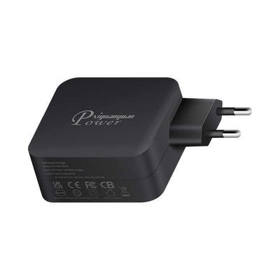 EU 2-Pin USB-C Wandladegerät, 100 Watt schneller Typ-C-Power-Adapter für Laptop, Tablet und Mobilgeräte