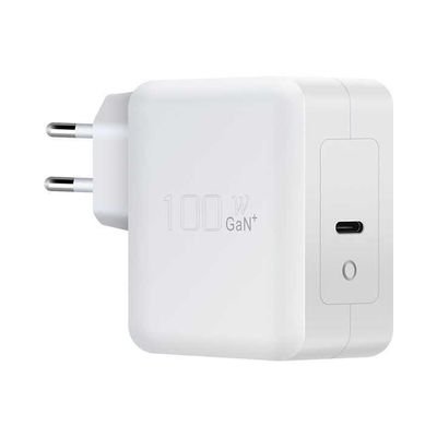 100W EU USB-C Wandladegerät für Laptops und Mobilgeräte