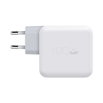 EU 2-Pin USB-C Wandladegerät, 100 Watt schneller Typ-C-Power-Adapter für Laptop, Tablet und Mobilgeräte