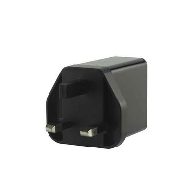 45W EU-Doppelanschluss-USB-C-USB-A-GaN-Ladegerät für Laptop-Tablet