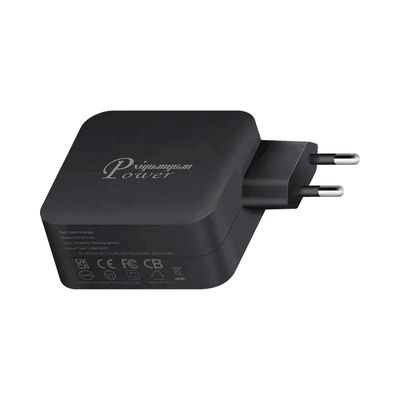 EU 2-Pin USB-C Wandladegerät, 140W High-Speed Typ-C Netzteil für Hochleistungs-Laptop, Tablet und Mobilgeräte