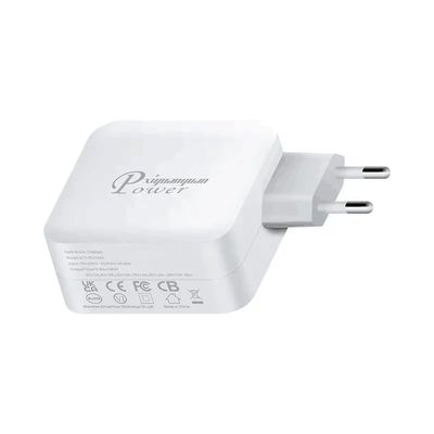 EU 2-Pin USB-C Wandladegerät, 140W High-Speed Typ-C Netzteil für Hochleistungs-Laptop, Tablet und Mobilgeräte