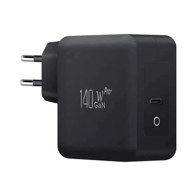 EU 2-Pin USB-C Wandladegerät, 140W High-Speed Typ-C Netzteil für Hochleistungs-Laptop, Tablet und Mobilgeräte