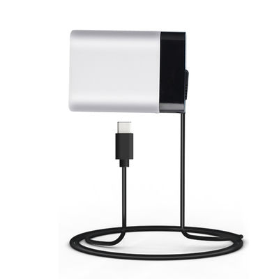 60W USB-C Netzteil mit festem Kabel, Hochgeschwindigkeits-Typ-C-Wandladegerät für Laptop, Tablet und Smartphone