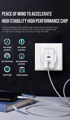 2-Pin-USB-C-Ladegerät mit doppelten Ports, 100W High-Speed Type-C-Power-Adapter für Laptops, Tablets und Smartphones