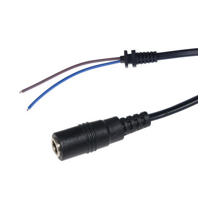 DC-Buchsenstecker auf abisoliertes Draht-Pigtail-Kabel - 12V 2,1 mm x 5,5 mm Stromkabel für CCTV, LED, DIY-Projekte