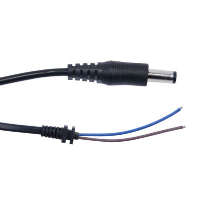DC-Stecker auf abisoliertes Kabel (Pigtail) 5,5x2,1mm für 12V-Stromversorgung