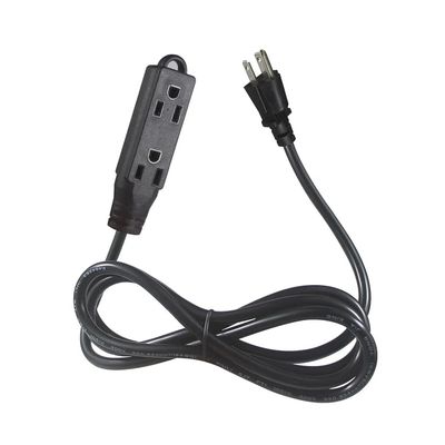 NEMA 5-15P bis zu Stromverlängerungskabel 125V 13A für eine einzige Steckdose