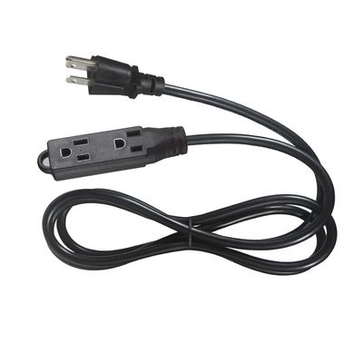 NEMA 5-15P bis zu Stromverlängerungskabel 125V 13A für eine einzige Steckdose
