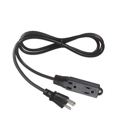 NEMA 5-15P bis zu Stromverlängerungskabel 125V 13A für eine einzige Steckdose