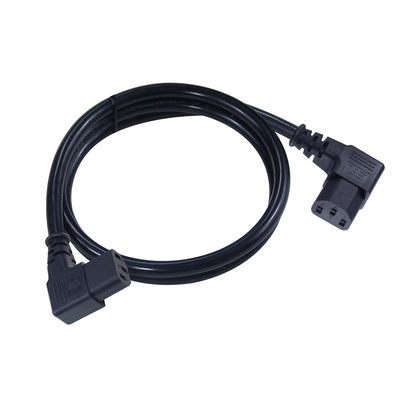 Stromverlängerungskabel mit rechten Winkel C13 bis C13 für PDU Servermonitor