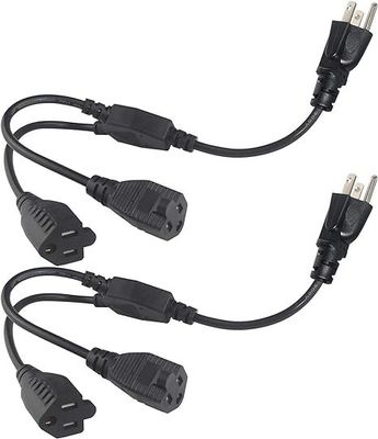 NEMA 5-15P auf 4-fach US-Steckdosen-Stromverteilerkabel 125V 15A