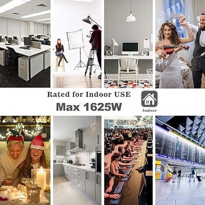 NEMA 5-15P auf 4-fach US-Steckdosen-Stromverteilerkabel 125V 15A