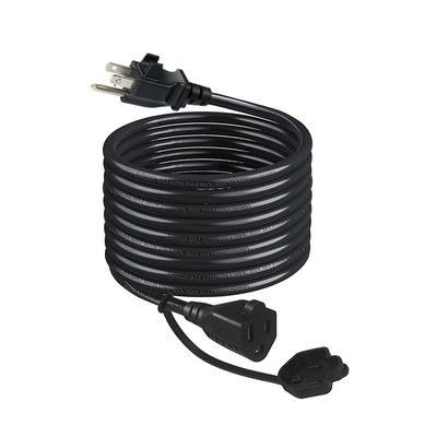 NEMA 5-15P zum Auslassverlängerungskabel mit Kabelklemm 14AWG