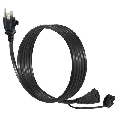NEMA 5-15P zum Auslassverlängerungskabel mit Kabelklemm 14AWG