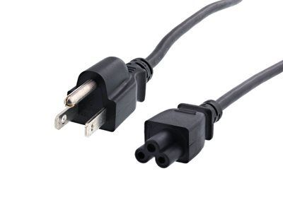 3FT Laptop Netzkabel C5 für Standard US-Steckdosen