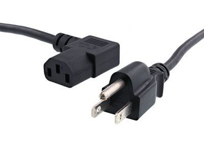 Praktisches 6FT C13 Netzkabel-Standardsystem mit rechtwinkligem Design