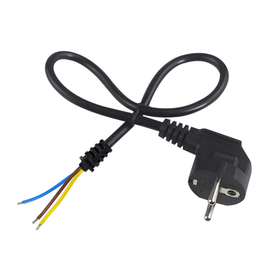 EU-Anschluss zu ausgegrabenem Stromkabel - 2-Pin-Euro-Stromkabel für DIY-WK-Verkabelung, Panelanschluss, Ausrüstungseingabe